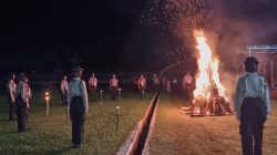 Api Unggun Jambore Cabang X, Kwarcab Kota Binjai Gaungkan Semangat Persatuan