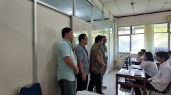 Direktur Politeknik Negeri Medan Tinjau Langsung Pelaksanaan Ujian Masuk